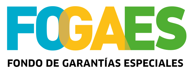 Logo del FOGAES, el Fondo de Garantías Especiales del Estado de Chile que permite comprar una vivienda nueva con menos pie